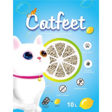 CatFeet 碳球砂系列-低粉塵抗菌凝結貓砂礦砂 7kg(三包組)