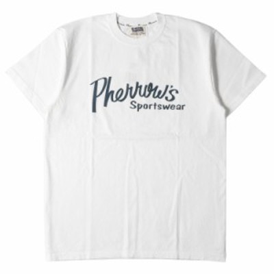 PHERROWS フェローズ Tシャツ サイズ:L 21SS プリント ヘビー ポケット クルーネックTシャツ スティールブルー トップス カットソー 半袖 【メンズ】