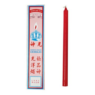 【文具通】蠟燭 洋燭 六兩 紅色 長約23.5cm 直徑約1.5cm 6支入 D018【APP滿額下單4%點數(單一帳號最高1000點)】7/31止