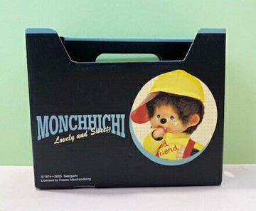 【震撼精品百貨】monchhichi 夢奇奇 置物盒/收納箱-黑#88801 震撼日式精品百貨