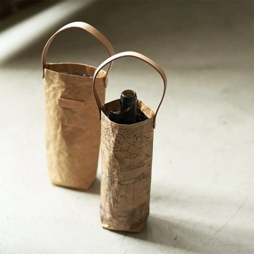 【客製刻字】泰維克保冷防水紅酒提袋/飲料提袋 藏寶圖(花紋款)