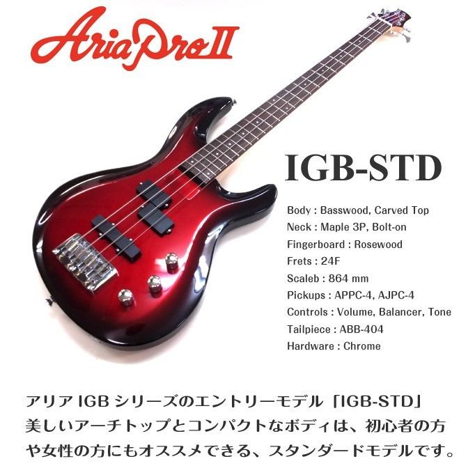 Aria Pro II アリア プロ IGB-STD エレキベース ベース 入門