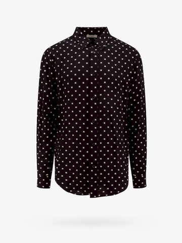 Viscose shirt with all-over triomphe logo - CELINE - gender_Man