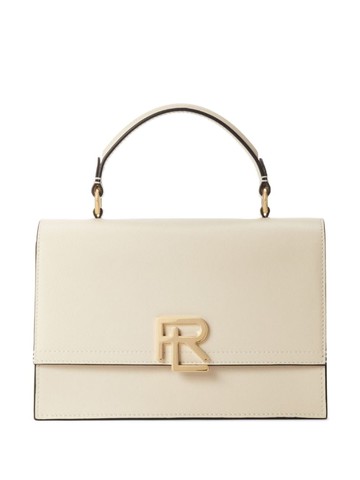 Ralph Lauren Collection - logo-lettering crossbody bag - women - Lambskin/CALFSKIN - One Size - Neutrals