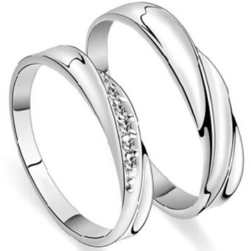 現貨+預購 925純銀戒指 鑲鑽銀飾-水波造型甜蜜吸睛日韓流行生日情人節禮物男女配件(單個)73ae121【獨家進口】【米蘭精品】