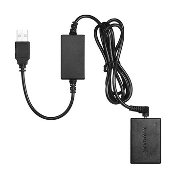Andoer 5V USB 轉 LP-E17 虛擬電池組直流耦合器適配器更換適用於佳能 EOS M3/M5/M6 相機
