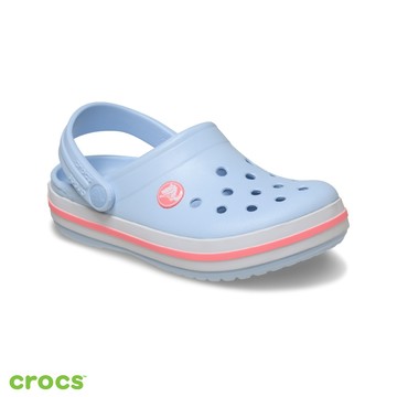 Crocs 卡駱馳 (童鞋) 卡駱班小童克駱格-冰藍色/番石榴粉色-207005-4XQ_洞洞鞋
