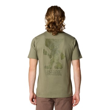 Mountain Hardwear Forest Dweller Short Sleeve 針織棉趣味野人短袖T恤 男款 油橄欖綠 #2110771