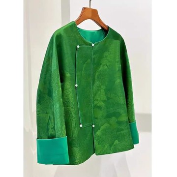 國風禪意女裝新中式上衣2025春季新款今年流行爆款外套盤扣襯衫女