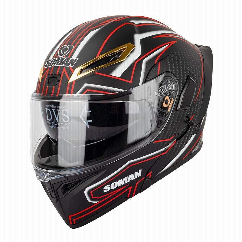 福袋特集 SOMAN バイク用ヘルメット フルフェイスヘルメット ダブル