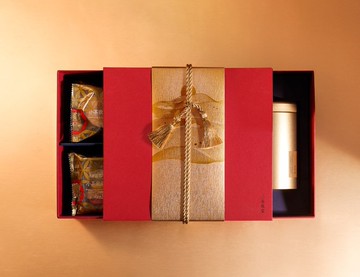 【新春限定禮盒】小茶紅禮盒 ‧ 清雅藏香罐 ‧ 限定茶食