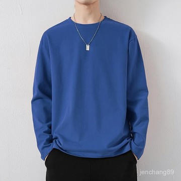 🔥長袖上衣男 大尺碼T恤男生 圓領衛衣男 春秋潮T 打底衫排汗吸汗上衣 運動T恤男戶外速上衣夏季打底衫上衣服痞帥體恤衫