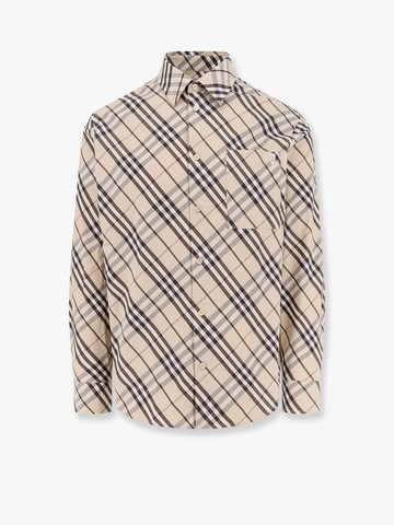 Traditional check cotton shirt - BURBERRY - gender_Man