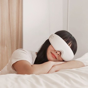 3ZeBra｜雙層氣壓按摩眼罩 粉色