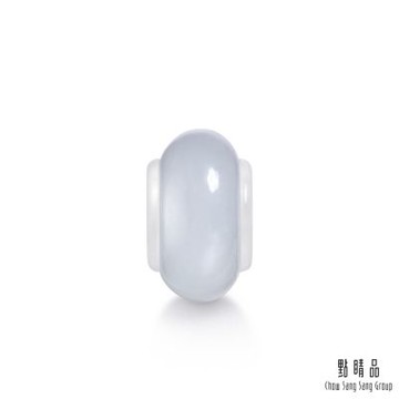 點睛品 Charme 月白如玉 翡翠串珠(1.3cm)