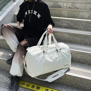 瑜伽男pu戶外運動帶鞋倉健身包