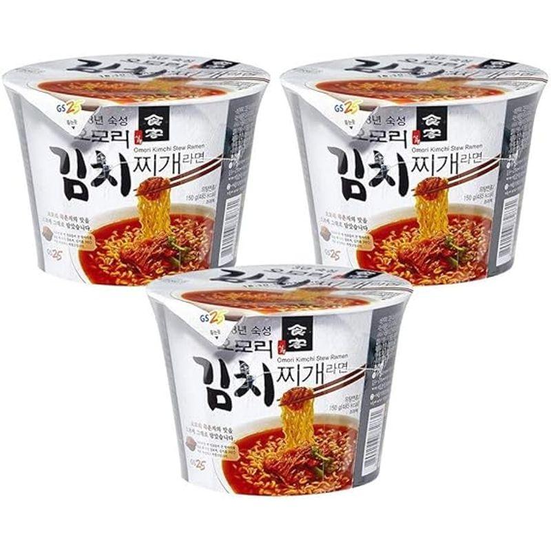 八道 Paldo GS25 オオモリ キムチチゲ カップラーメン 3個入   韓国食品   韓国ラーメン   レンジ電子調理器 ラーメン