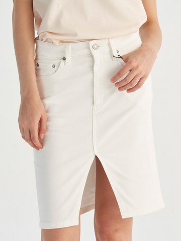 女款 牛仔裙 復古全排釦A字裙 牛仔短裙 熱賣單品