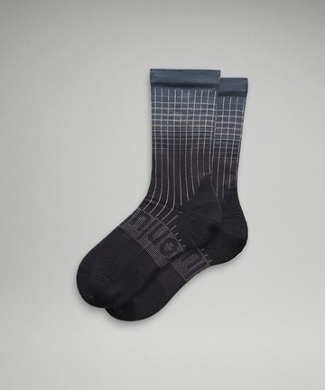 Power Stride Crew Socks Reflective Size Medium