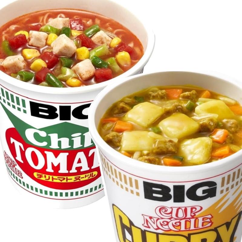 日清　カップヌードル　BIG(ビッグ)　組み合わせ選べる2ケース(計24個)　　カップ麺　ラーメン『送料無料(沖縄・離島除く)』