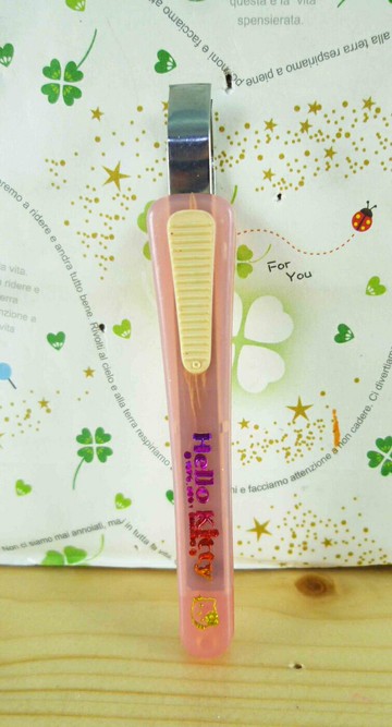 【震撼精品百貨】Hello Kitty 凱蒂貓-KITTY眉毛夾-粉色 震撼日式精品百貨