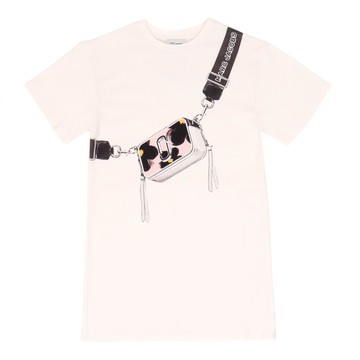 Marc Jacobs Kids 斜背包印花米色洋裝