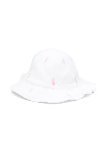 Ralph Lauren Kids - Polo Pony Cotton Interlock Hat - kids - Cotton - 3-9 - White