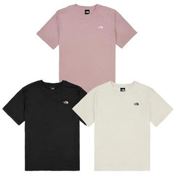 The North Face 北面 短袖上衣 女裝 手繪刺繡印花 粉/黑/米白 8JKZ0SO/8JKZJK3/8JKZQLI