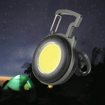 鑰匙扣燈 可夾式cob燈 隨身燈 磁吸迷你燈 便攜手電筒 可掛式露營燈 警示燈 usb充電