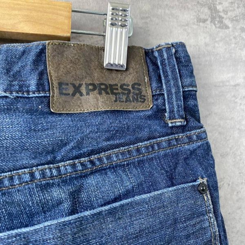 EXPRESS JEANS デニムジーンズパンツ インディゴブルー ブーツカット 