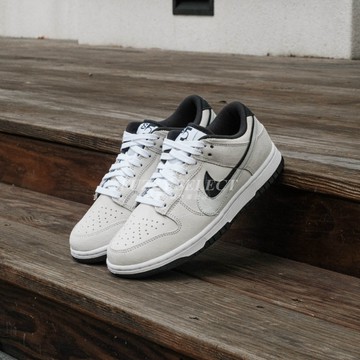 【逢甲 FUZZY】W Nike Dunk Low 米白 米黑 米灰 雙勾 麂皮 HV1800-101