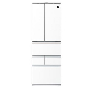 SHARP夏普504公升自動除菌離子六門典雅白冰箱SJ-GK51AT-W(一級能效)