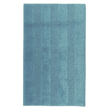 Sorema 可機洗 葡萄牙製 經典原色腳踏墊-地中海藍 PETROL 50x70cm(五星級渡假飯店衛浴品味)