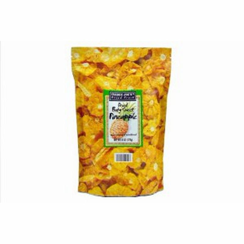 Trader Joe's トレーダージョーズ ドライフルーツ パイナップル 6oz(170g) Dried Baby Sweet Pineapple  LINEショッピング