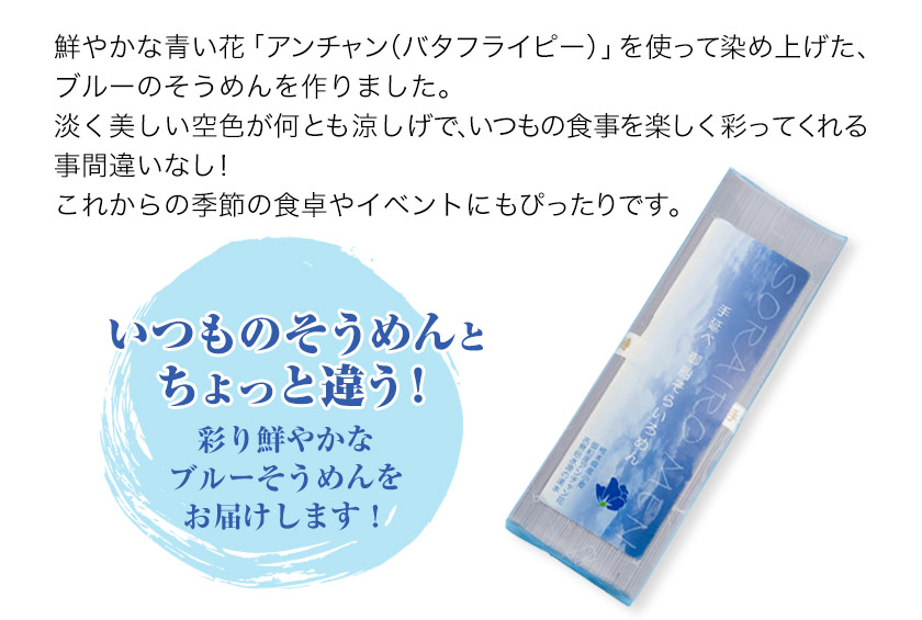 そらいろそうめん薄色2個 福永幸山堂《30日以内に順次出荷(土日祝除く)》