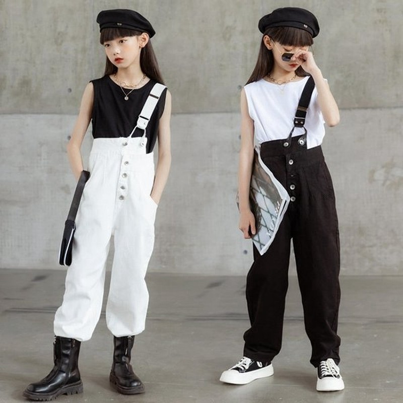 キッズ ダンス衣装 ヒップホップ サロペット パンツ ダンスパンツ 韓国子供服 Hiphop ステージ衣装 応援団 ジャズダンス 女の子 派手 練習着 通販 Lineポイント最大get Lineショッピング