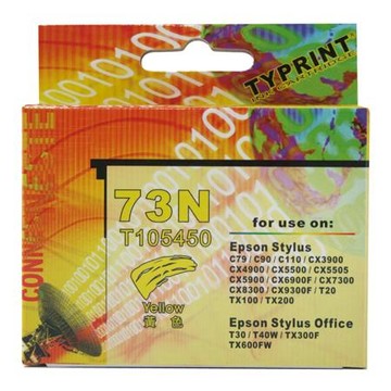 紅石 愛普生EPSON環保(73N)墨水匣/T105450/黃色