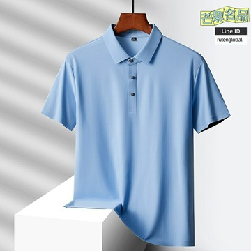 【冰絲無痕】男士Polo衫 短袖Polo衫 商務Polo衫 休閒Polo衫 錦綸面料 21色可選 高級質感 透氣清爽 商務通勤 休閒聚會