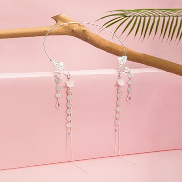 【明月祥云】古風瓔珞項圈漢服配飾項鏈女流蘇復古坦領明制頸飾