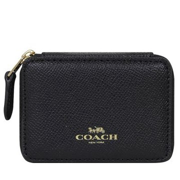 COACH 黑色防刮皮革藥品/藥妝收納盒