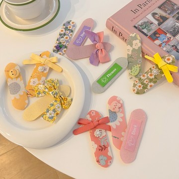 兒童劉海魔術貼寶寶不傷發碎發貼女童整理神器小女孩可愛卡通發箍