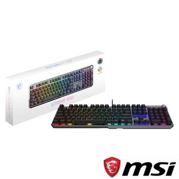 MSI微星 STRIKE 600 SILENT TC 終極靜音鍵盤