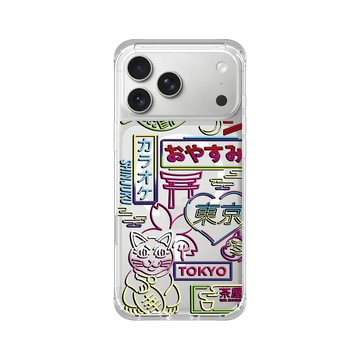 iPhone 17 Pro Max ClearX (MagSafe 兼容) 晶透白 - Denise Rashidi (Surudenise) - 東京霓虹
