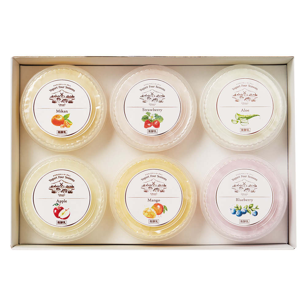 Yogurt Four Seasons ヨーグルト フォーシーズンズ 〈ヨーグルトフォーシーズンズ〉フルーツヨーグルトアソート6入