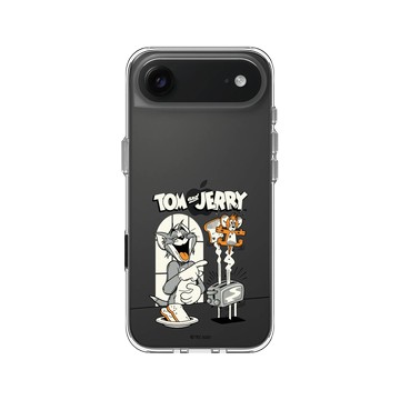 iPhone Air Clear Case（相機按鈕） 透明 - 湯姆貓與傑利鼠 Tom and Jerry - 廚房攻防戰