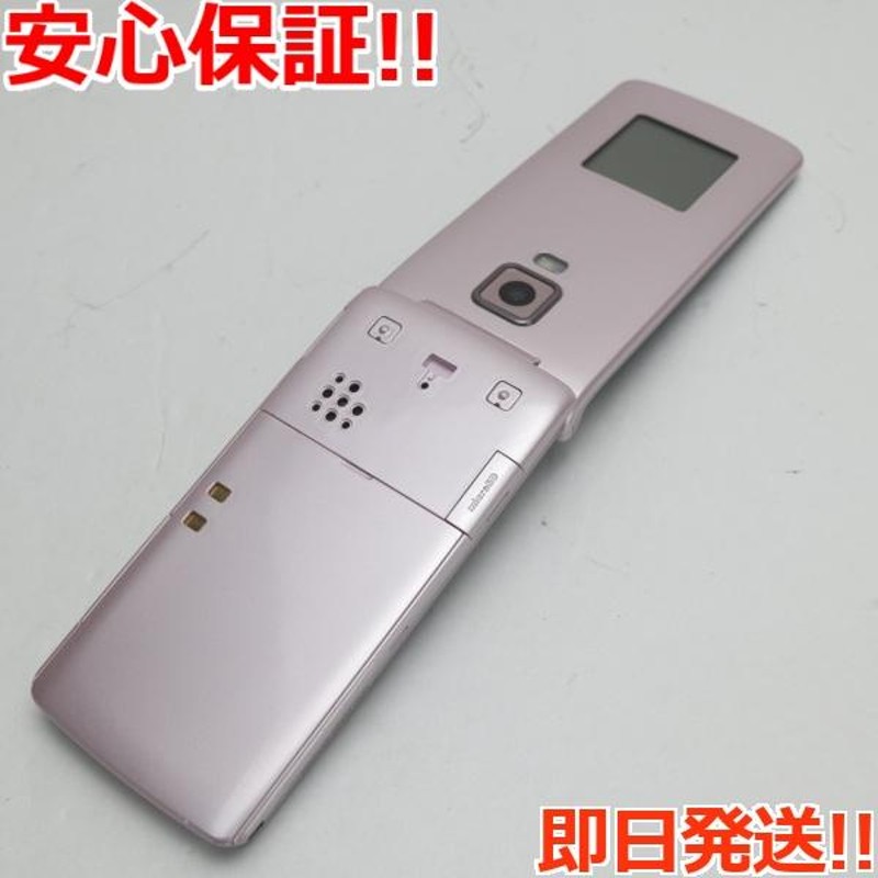 美品 au K003 簡単ケータイ ピンク 即日発送 au ガラケー KYOCERA 本体