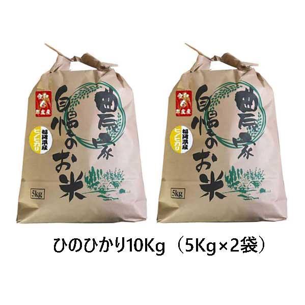 ひのひかり 10kg (5kg×2袋) ]　令和5年産　福岡県産　農家直送　送料無料　新米