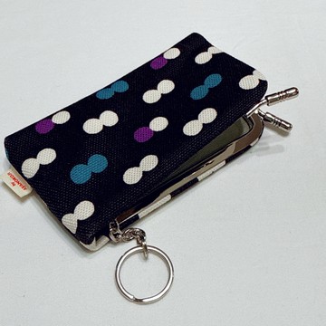 AYANOKOJI京都綾小路鑰匙包口金包-雙水玉