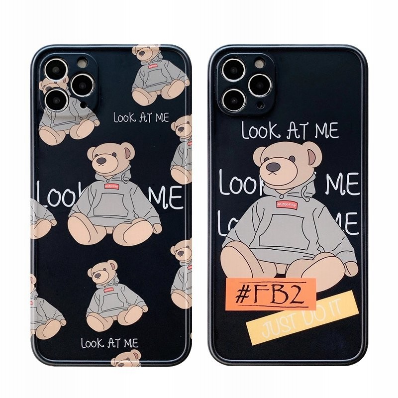 Iphone Se Xs Max Xr 11 11pro 11promax Case アイフォン ケース かわいい シンプル キャラクター かっこいい クマ ケース スマホカバー 通販 Lineポイント最大0 5 Get Lineショッピング