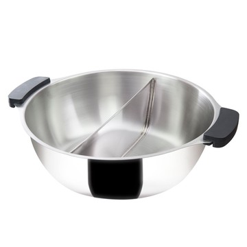 【御膳坊】#304不鏽鋼 鴛鴦鍋 30cm